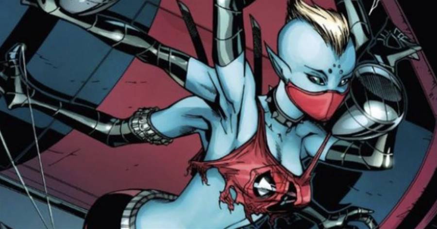 蜘蛛俠5個版本的后代，一個嫁給了鷹眼，一個是和死侍「生的」